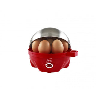 Neo Red and Stainless Steel Electric Egg Boiler Poacher &amp; Steamer