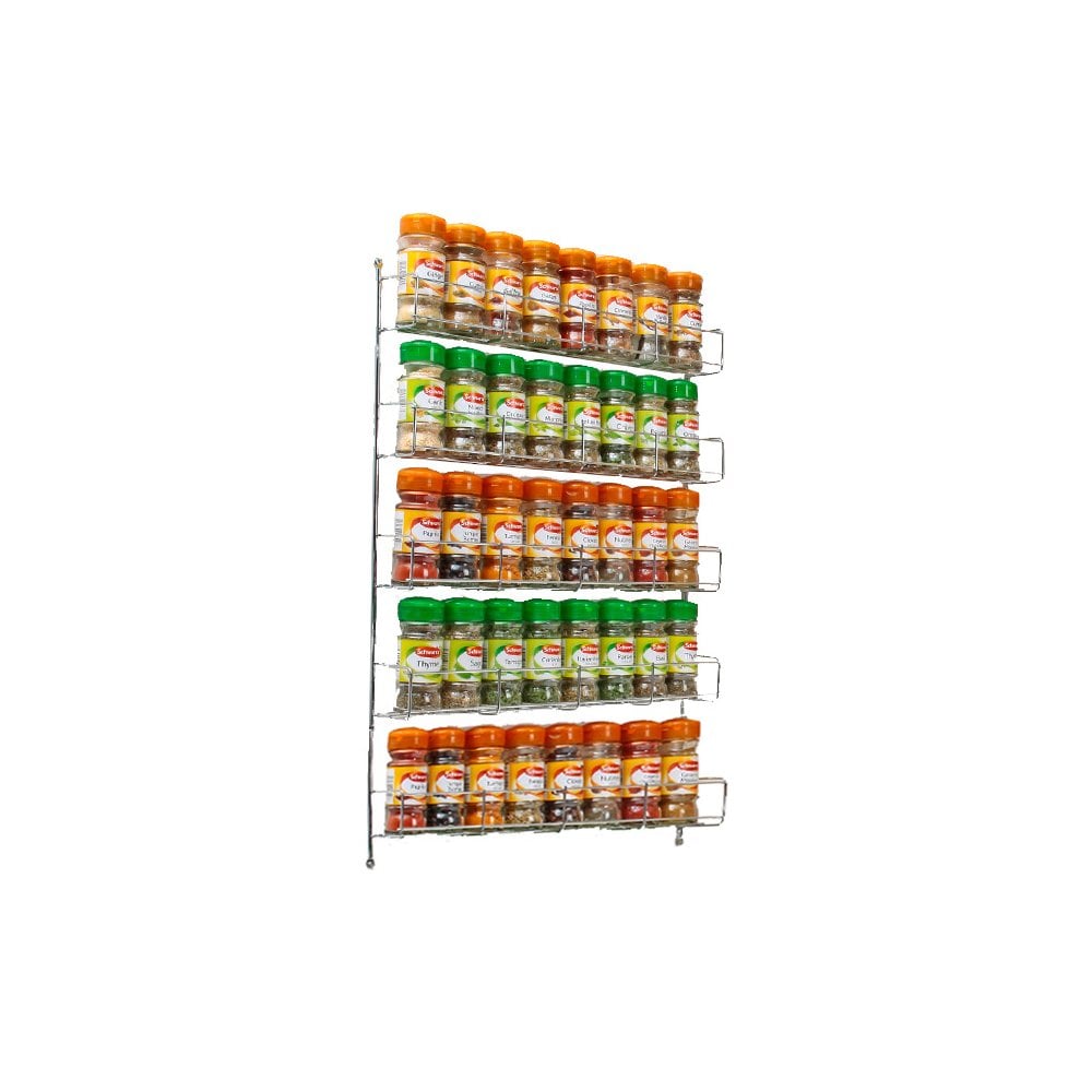 5 Tier Spice Rack For Kitchen Door Cupboard or Wall – Neo Direct