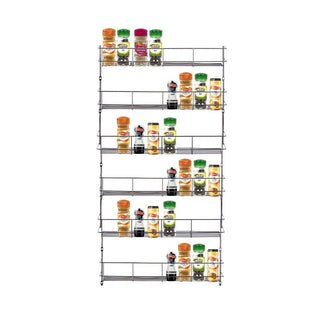 Neo 6 Tier Spice Rack For Kitchen Door Cupboard or Wall