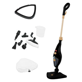 Neo Black &amp; Copper 10 in 1 1500W Hot Steam Mop Cleaner and Hand Steamer
