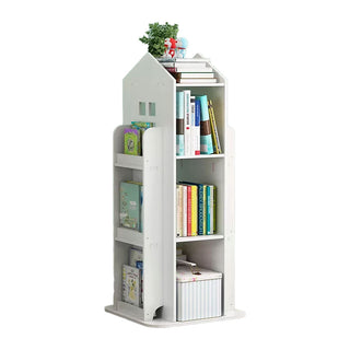 Neo White House Shaped 360° Rotating Kid's Freestanding Bookshelf