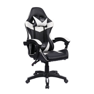 Neo White Leather Recliner Computer Gaming Office Chair