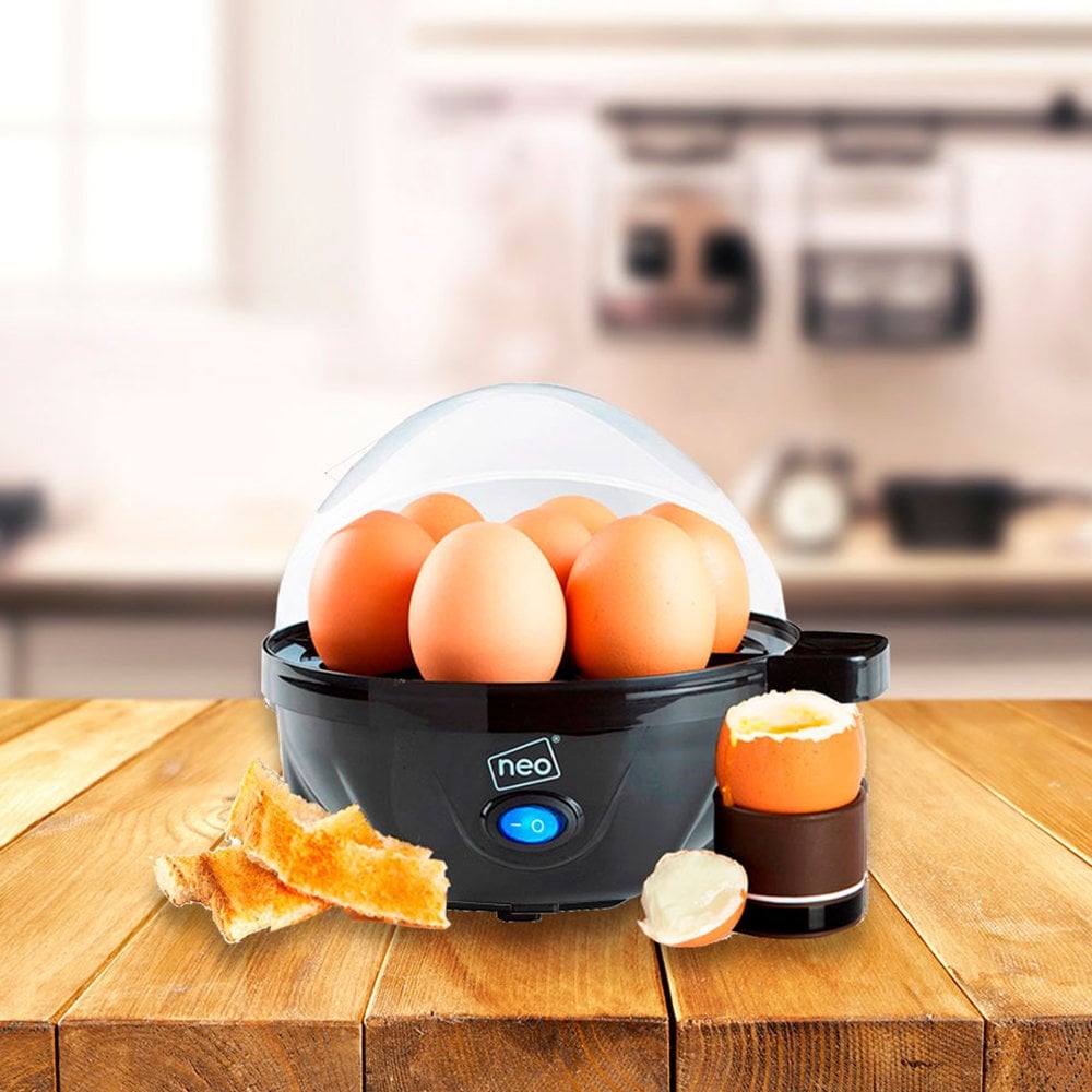 Egg Boiler Electric Automatic Off 7 Egg Poacher for Steaming, Cooking,  Boiling and Frying